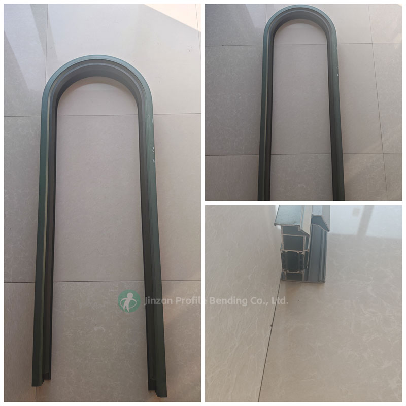 80 Series Frame-Sash Flush Arc Window with Integral Stretch Bending