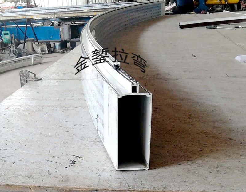 Stretch Bending of 200×80 Curtain Wall Columns