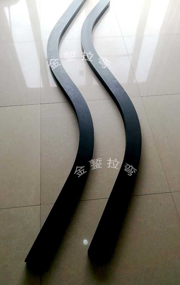 S-shaped Stretch Bending of Aluminum Square Tubes